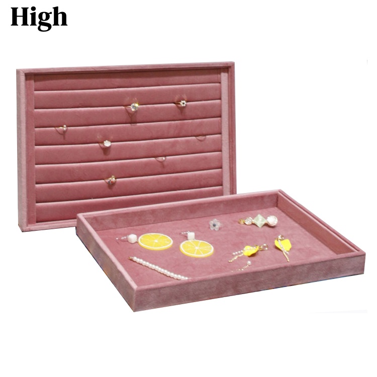 Jewelry Stores With Watches - Nampan Pajangan Perhiasan Beludru Merah Muda,