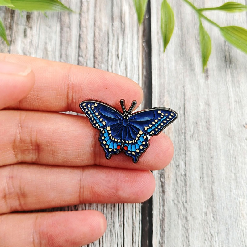 Vintage Brooch Pin - Desain Asli Bros Logam Vintage Koleksi