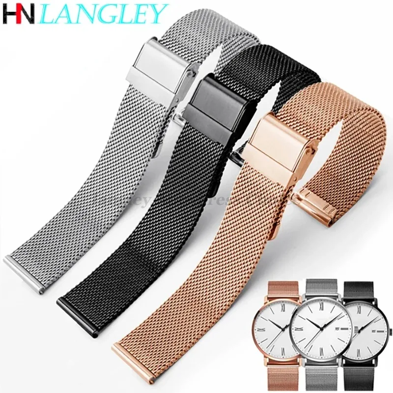 Daniel Wellington Watches & Jewelry Online Store - Milanese tali jam tangan untuk DW,