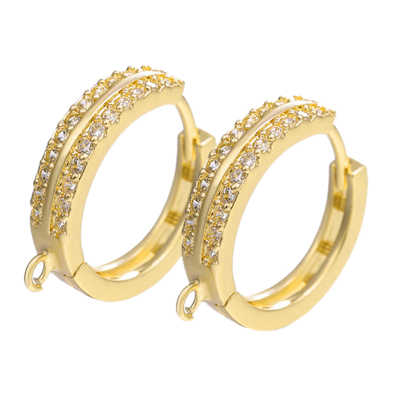 Gold Plated Ring - Juya 2 4 buah/lot DIY 18K
