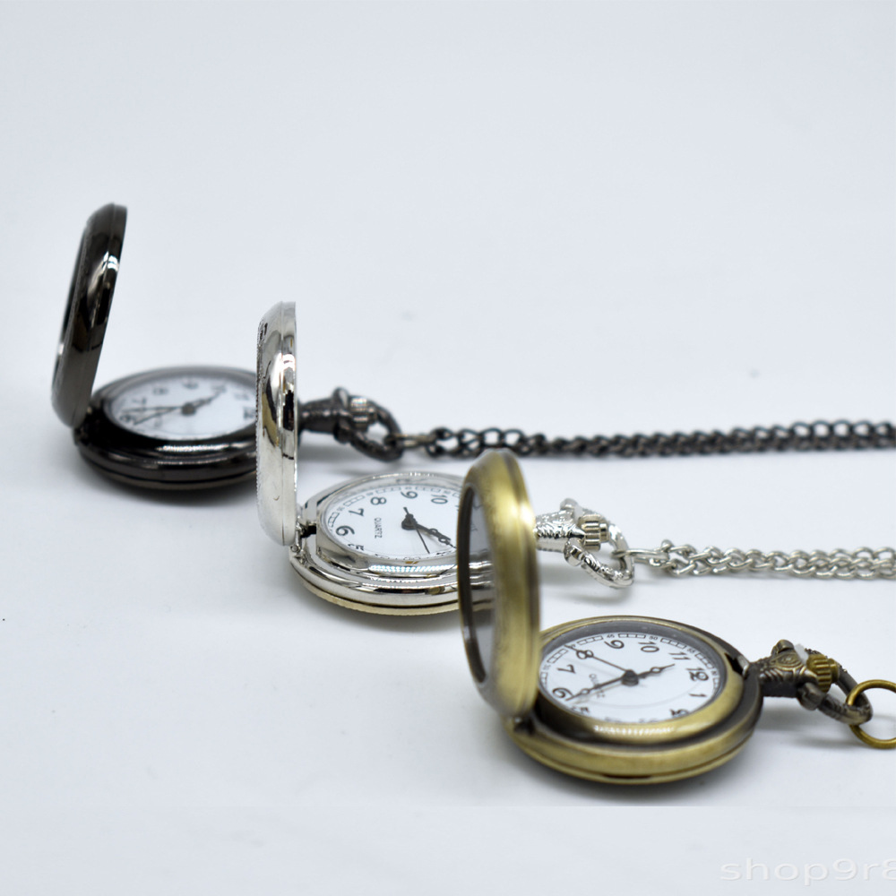 Kalung Liontin Jam Saku Logam  - Mens Mechanical Watch ulasan dan harga