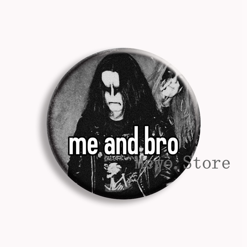 Rock Mayhem Band kancing lembu - Vintage Brooch Pin ulasan dan harga