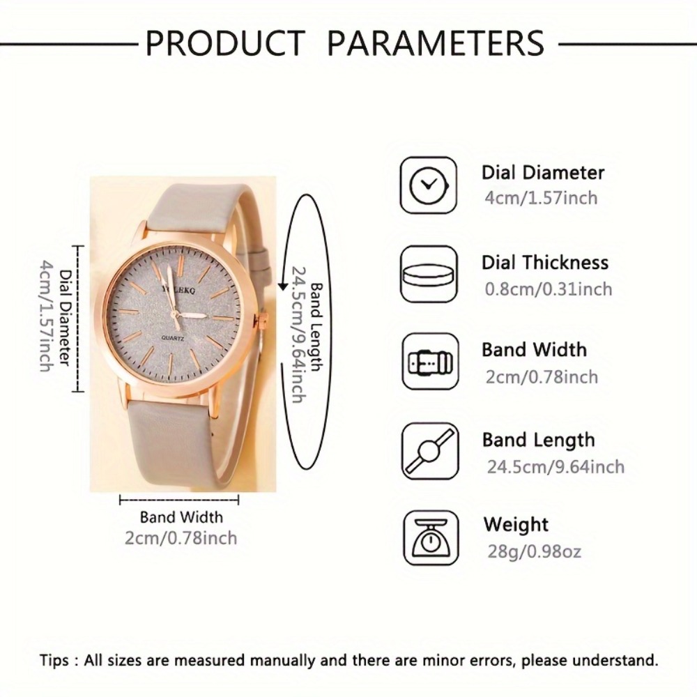6-Pcs Jam Tangan Wanita Minima - Unique Jewelry Watches ulasan dan harga