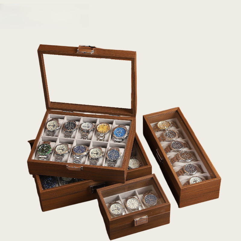 Kotak Jam Tangan Motif Kayu 2/ - Watch Display Box ulasan dan harga