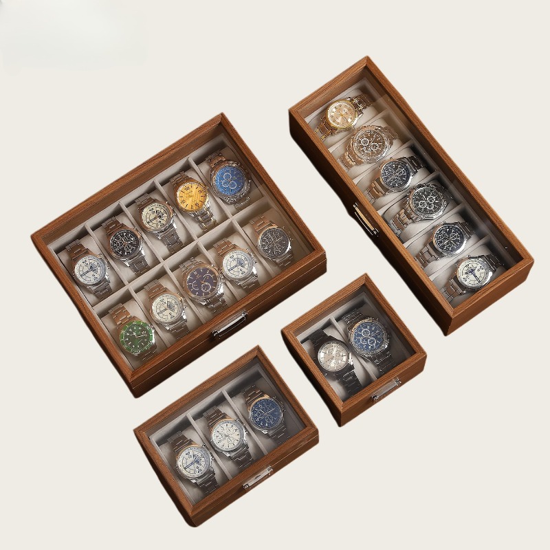 Kotak Jam Tangan Motif Kayu 2/ - Watch Display Box ulasan dan harga