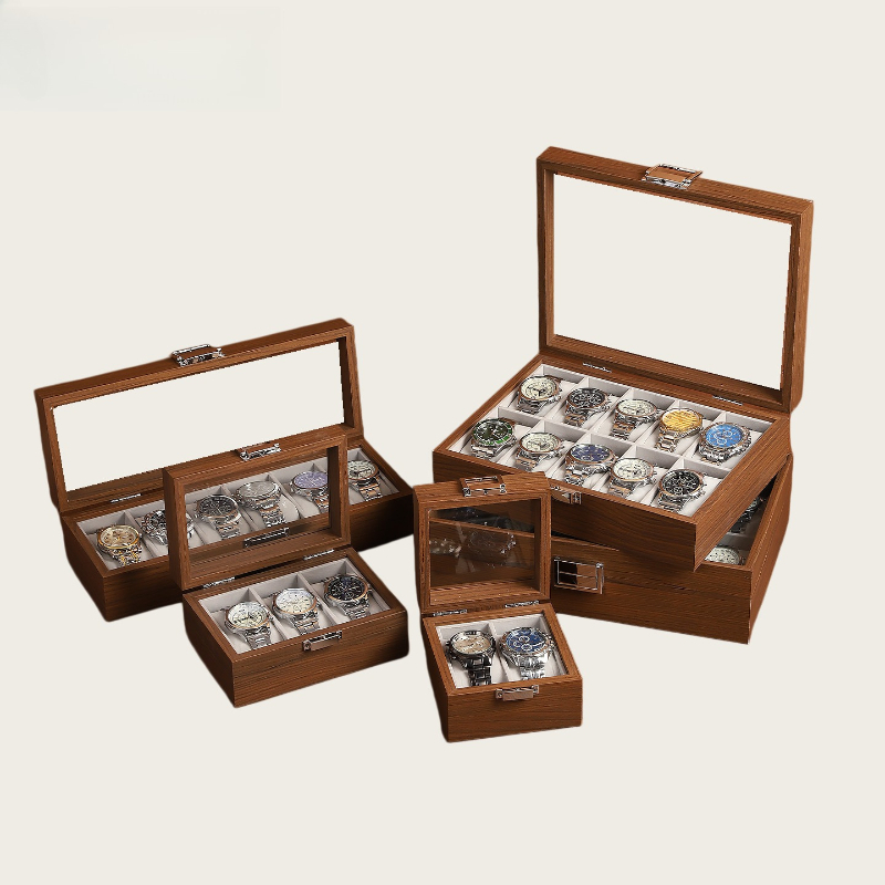 Kotak Jam Tangan Motif Kayu 2/ - Watch Display Box ulasan dan harga