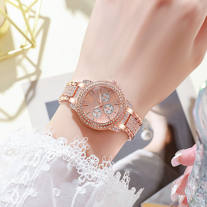6pcs Set Jam Tangan & Perhiasa - Unique Jewelry Watches ulasan dan harga