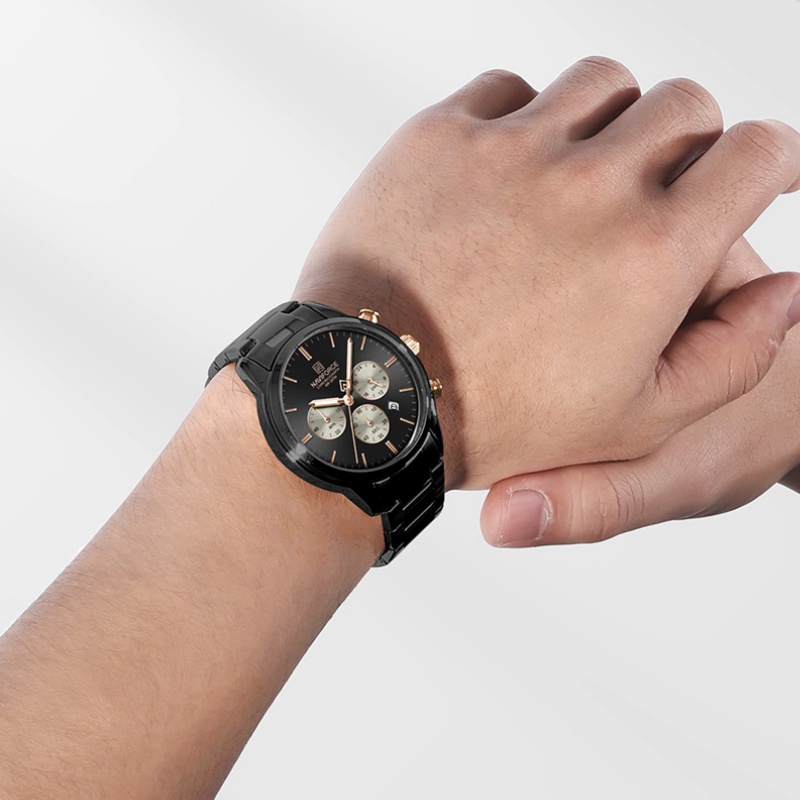 Jam Tangan Pria NAVIFORCE Quar - Watch Display Box ulasan dan harga