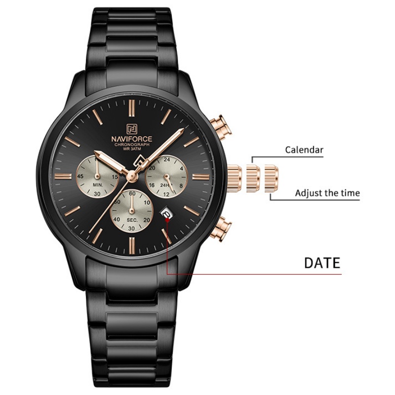 Jam Tangan Pria NAVIFORCE Quar - Watch Display Box ulasan dan harga