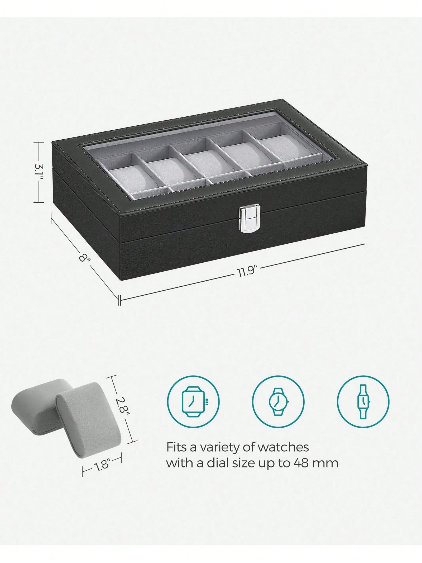 Kotak Jam Tangan 12 Slot yang  - Watch Display Box ulasan dan harga