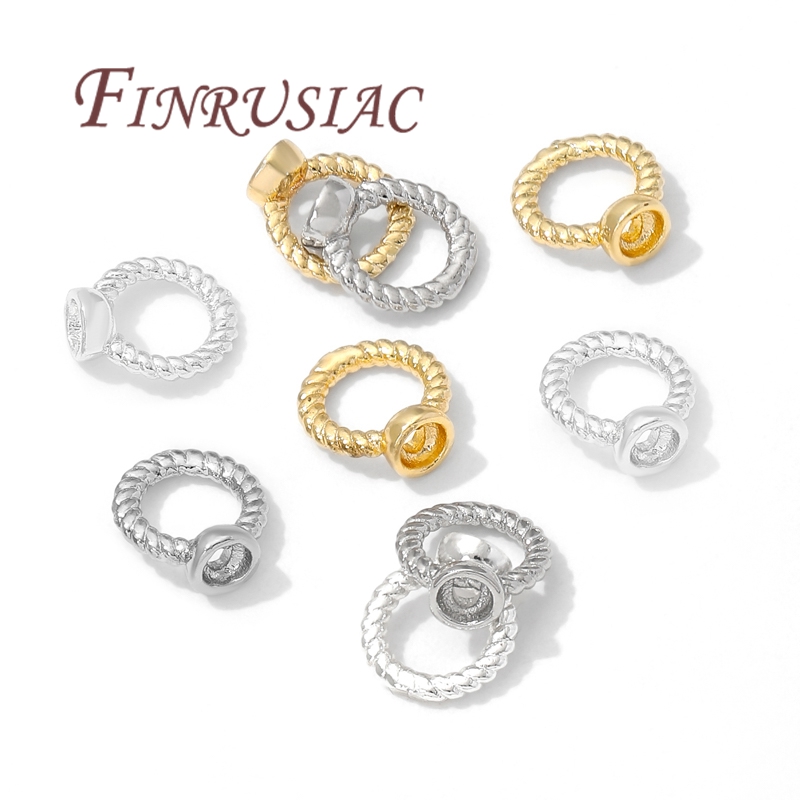Cincin Penghubung Ujung 7.5Mm  - Gold Plated Ring ulasan dan harga