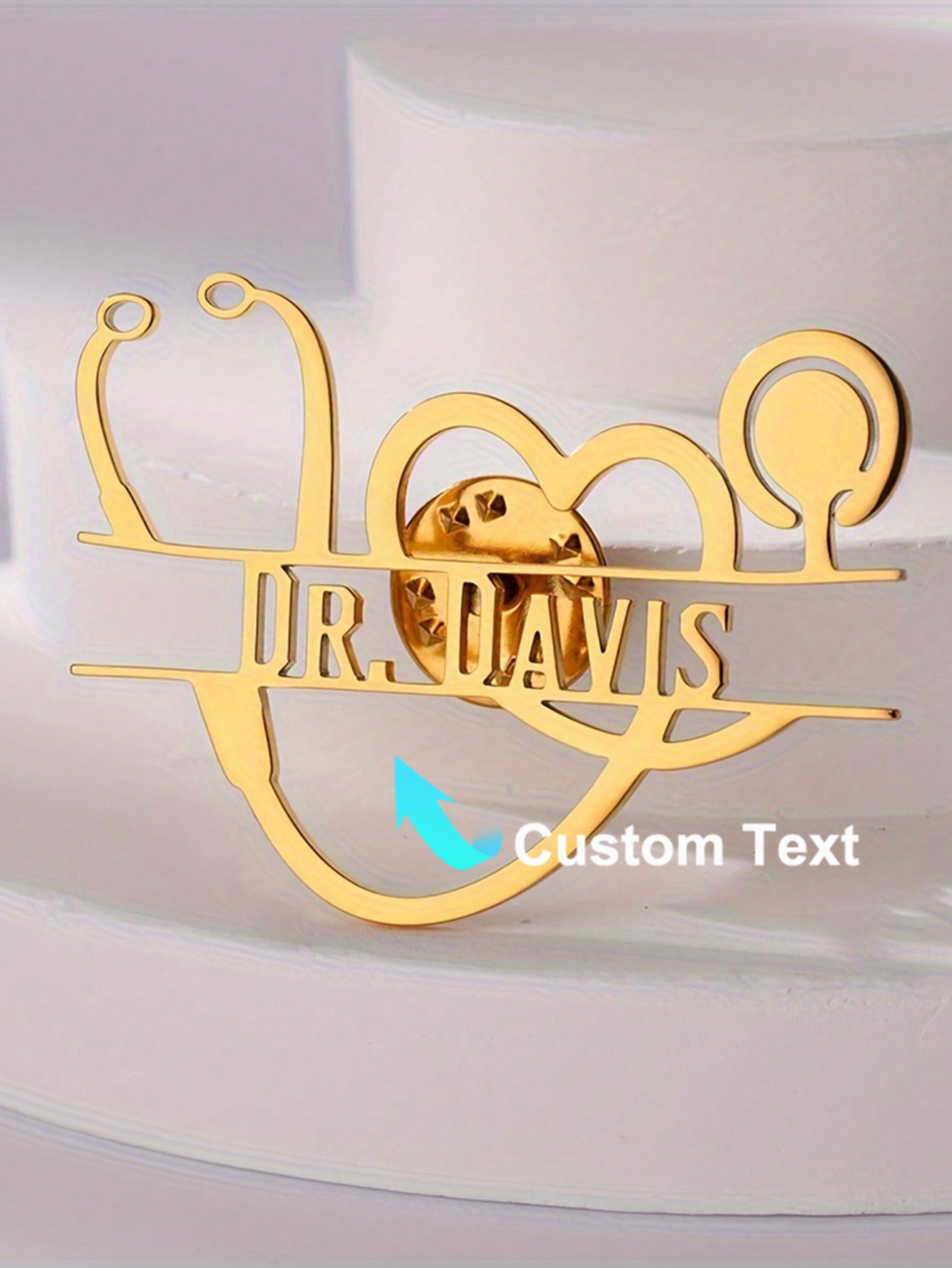 Pin bros Hati stetoskop Vintag - Vintage Brooch Pin ulasan dan harga