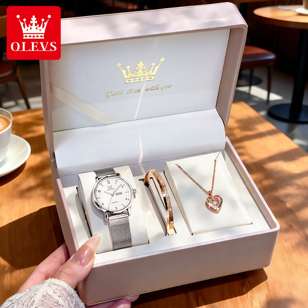 OLEVS 2996 Jam Tangan Wanita J - Watch Display Box ulasan dan harga