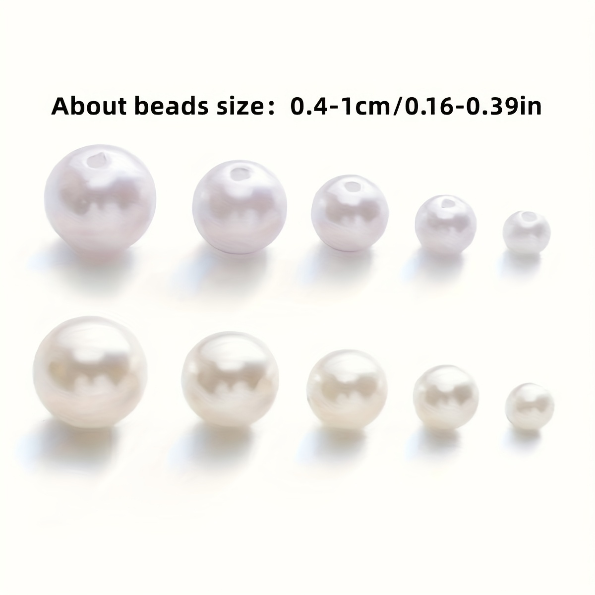 1388pcs 4/6/8/10mm Hitam, Puti - Fine Jewelry & Watches Photos ulasan dan harga