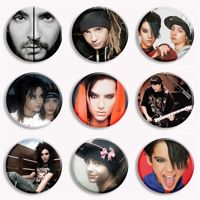 Band Rock Tokio Hotel Kaulitz  - Vintage Brooch Pin ulasan dan harga