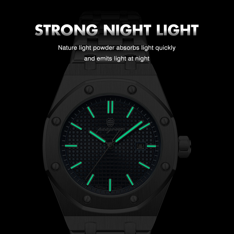 PAAZOMU Jam Tangan Pria Bisnis - Patek Philippe Watch Nautilus ulasan dan harga