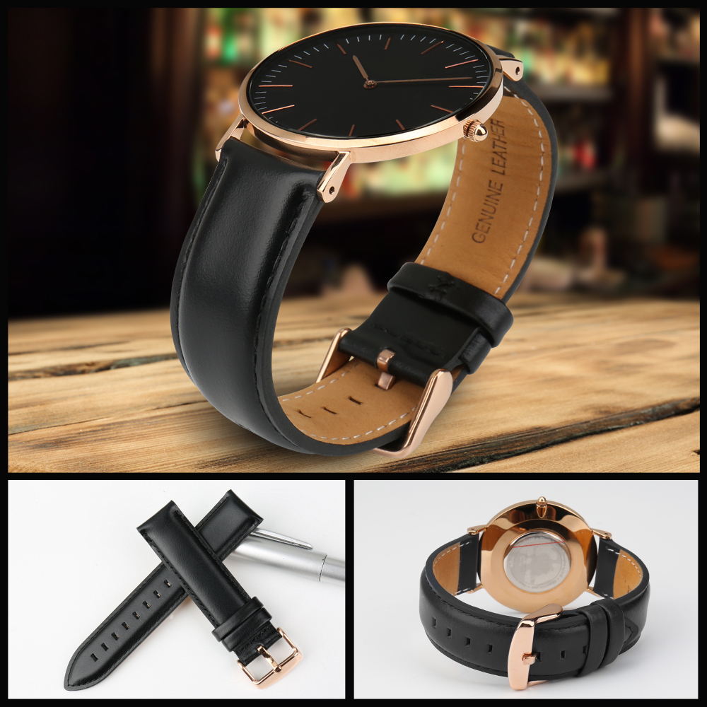 MAIKES Kualitas Kulit Asli Wat - Daniel Wellington Watches & Jewelry Online Store ulasan dan harga